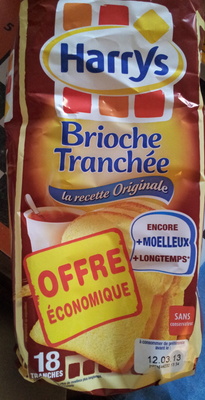 Brioche Tranchée 500g + Moelleuse Offre Eco