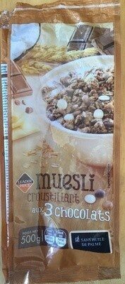 Muesli croustillant aux 3 chocolats